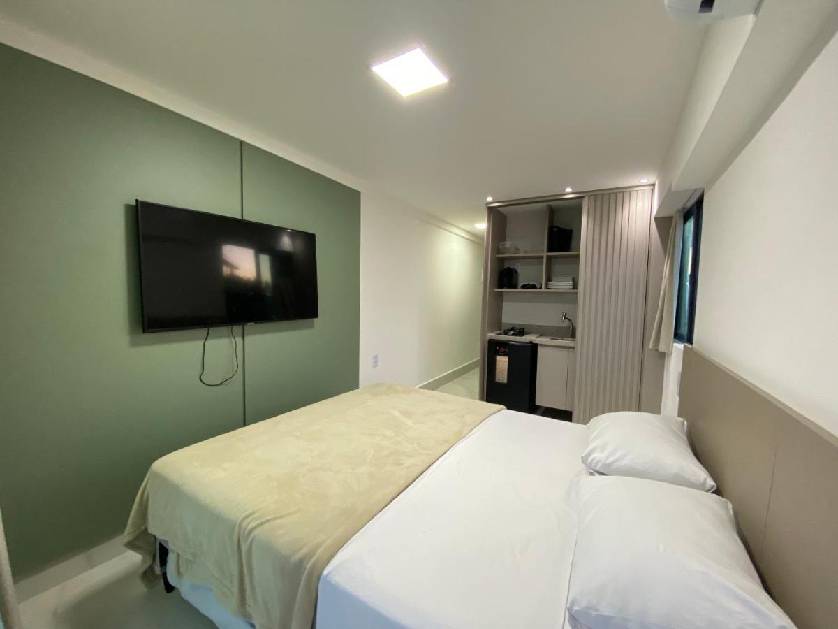 Flat Beira Mar Com Varanda Em Pôrto das Galinhas Exterior foto